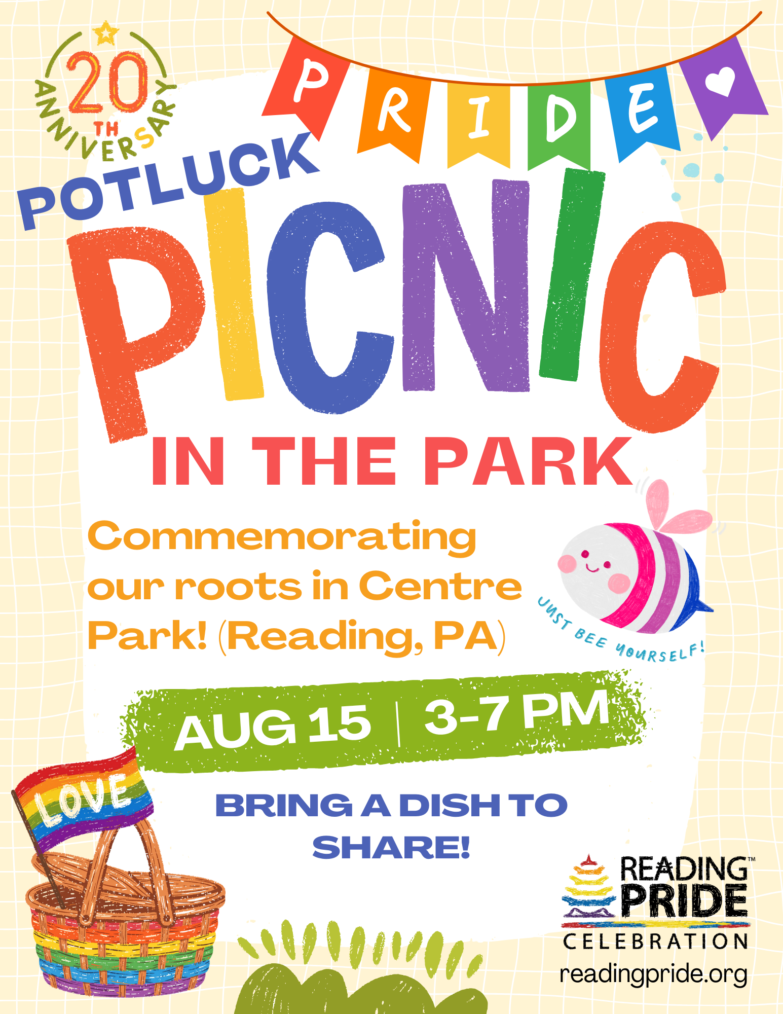 picnic in the park event flyer