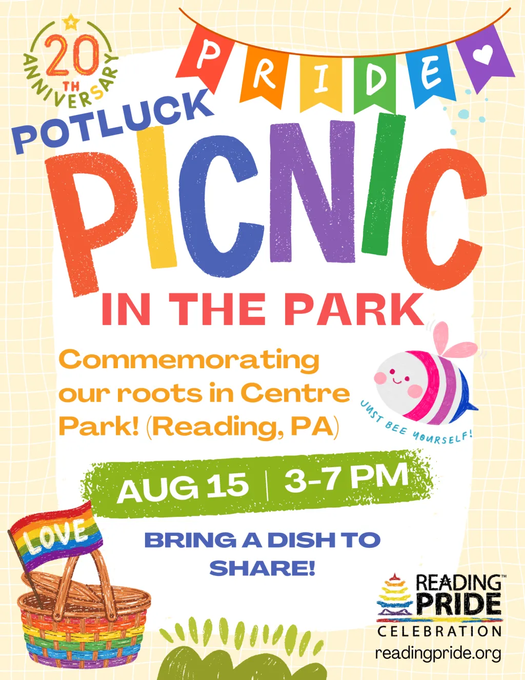picnic in the park event flyer