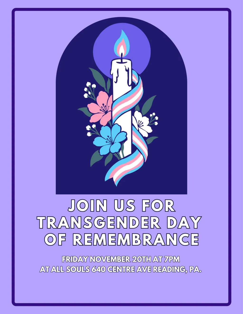 TDOR event flyer